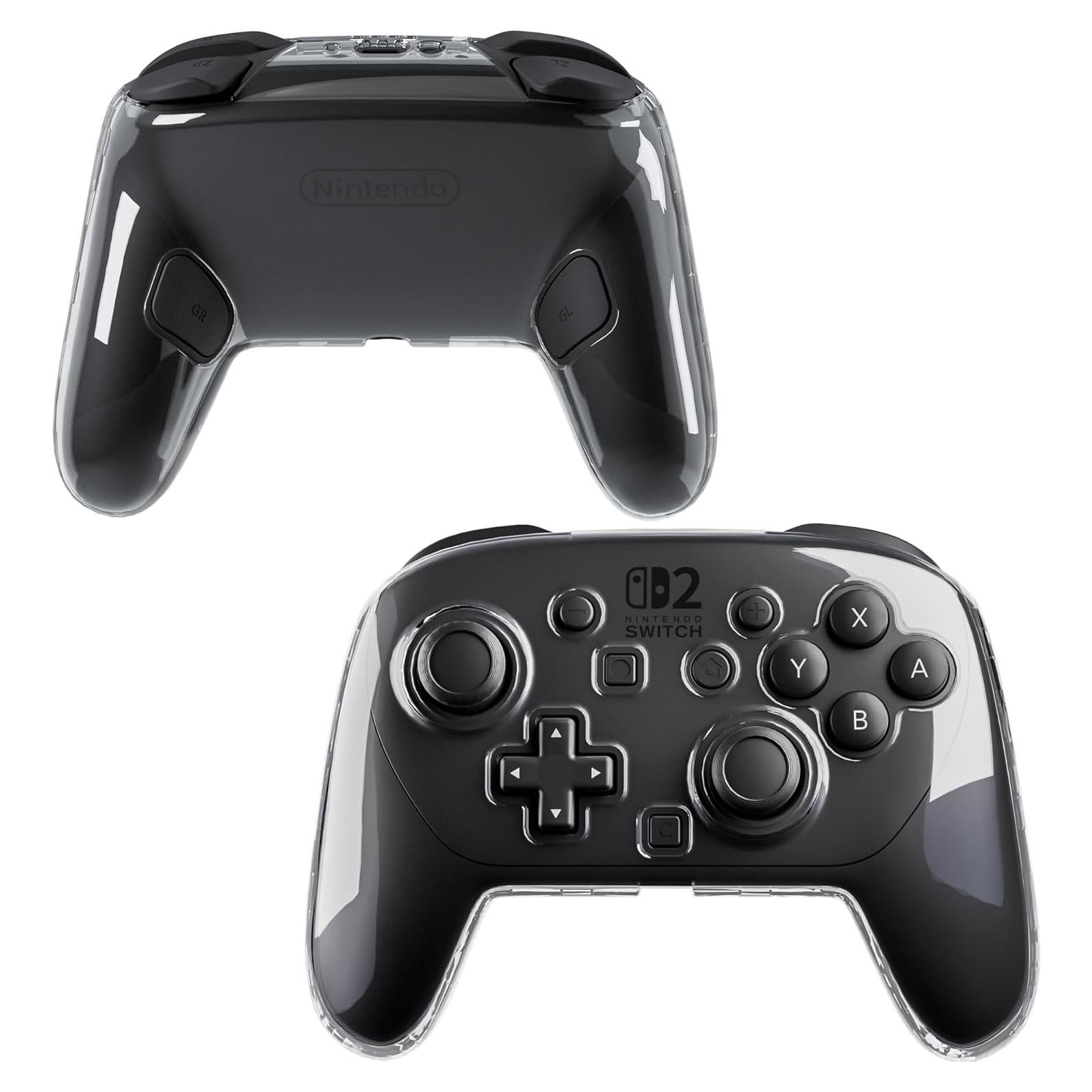 Funda Dura Transparente GLDRAM para Controlador Nintendo Switch 2 Pro