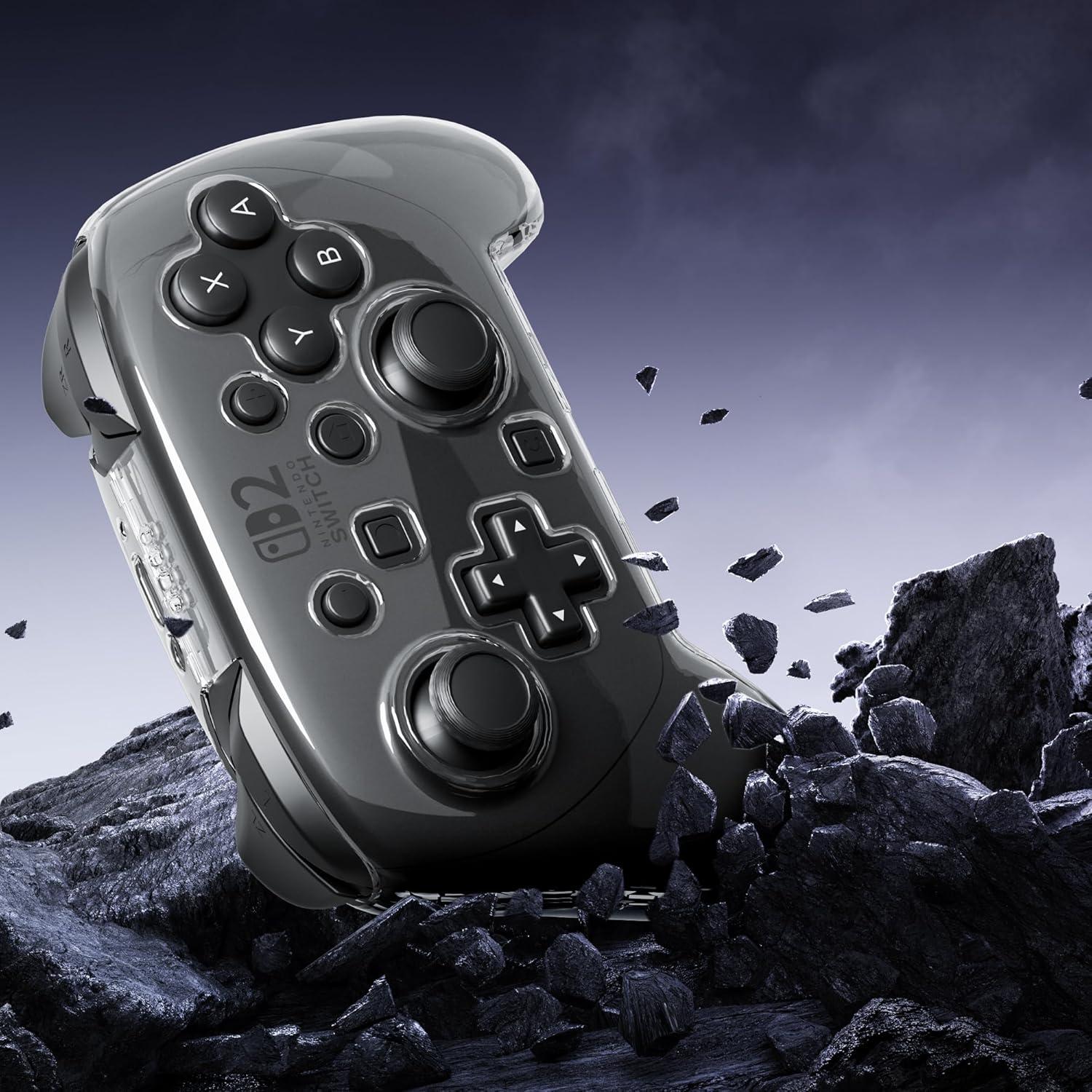 Funda Dura Transparente GLDRAM para Controlador Nintendo Switch 2 Pro