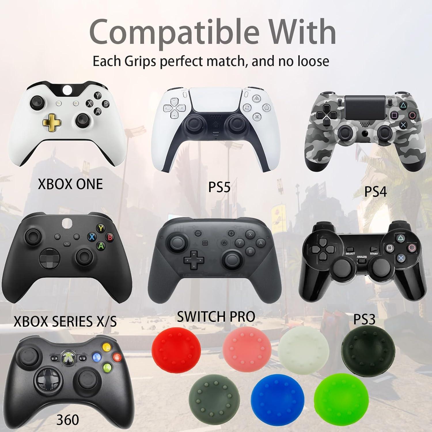 42 Tapas de Joystick de Silicona CTHTBZ para PS5, PS4, Xbox