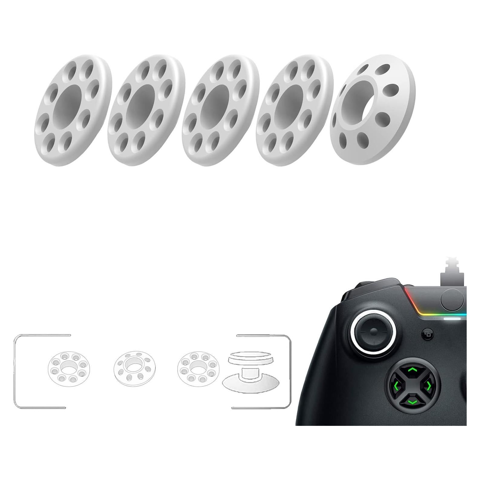 Anillos de Precisión para Controladores Xbox y Razer - 5 Piezas