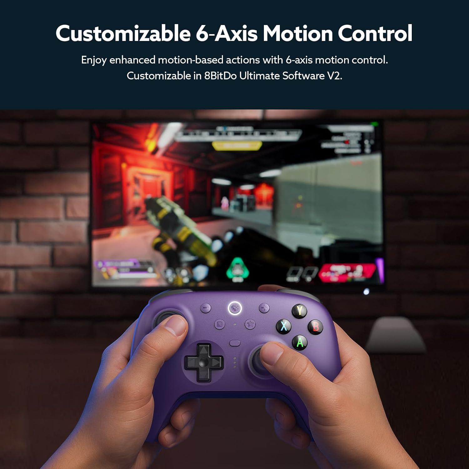 Controlador Inalámbrico 8BitDo Ultimate 2 con Joysticks TMR