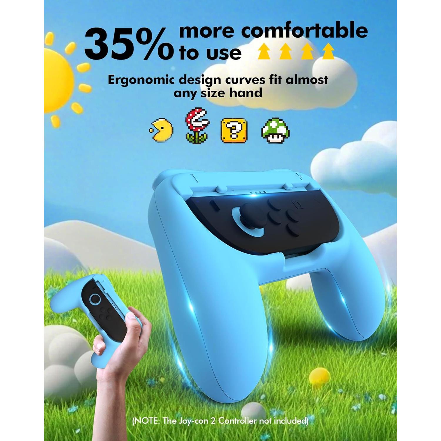Paquete de 4 Agarre Ergonómico DOBE para Nintendo Switch 2