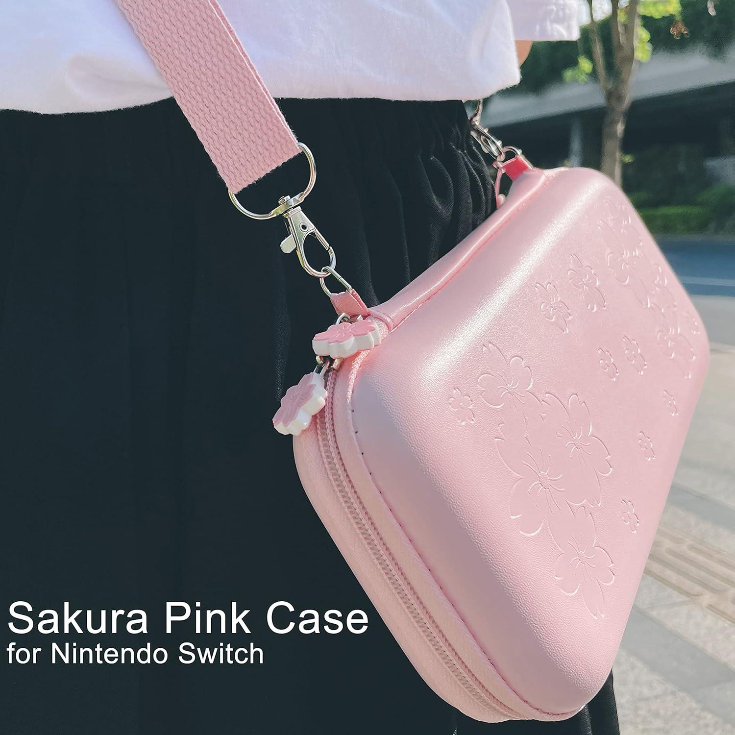 Kit de Accesorios BRHE para Nintendo Switch Rosa 10 en 1