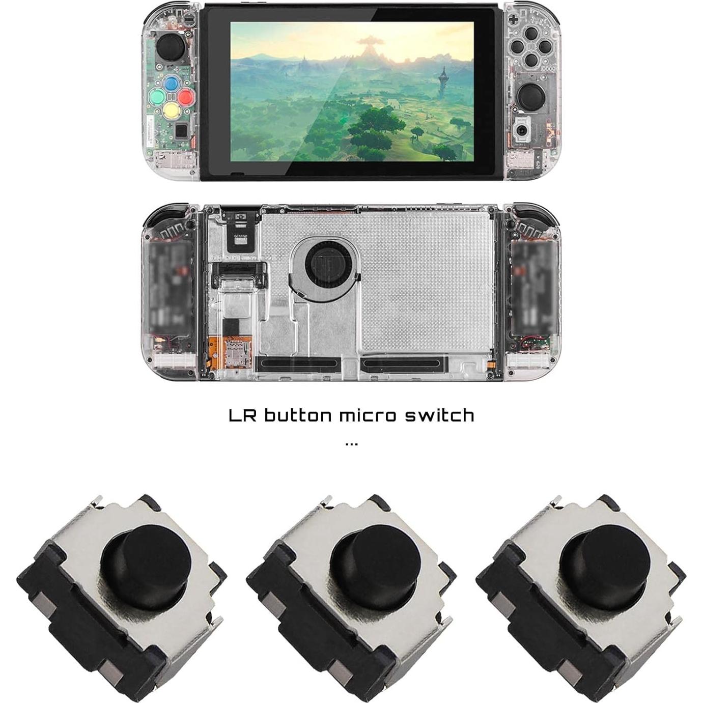 Botones L R Micro Interruptores Crear idea 6 Piezas Repuesto