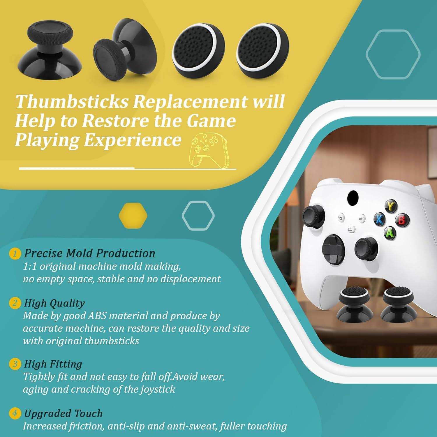 Paquete de 4 Palancas Reemplazo Xbox One/Series S/X - Shenzhenshiyue