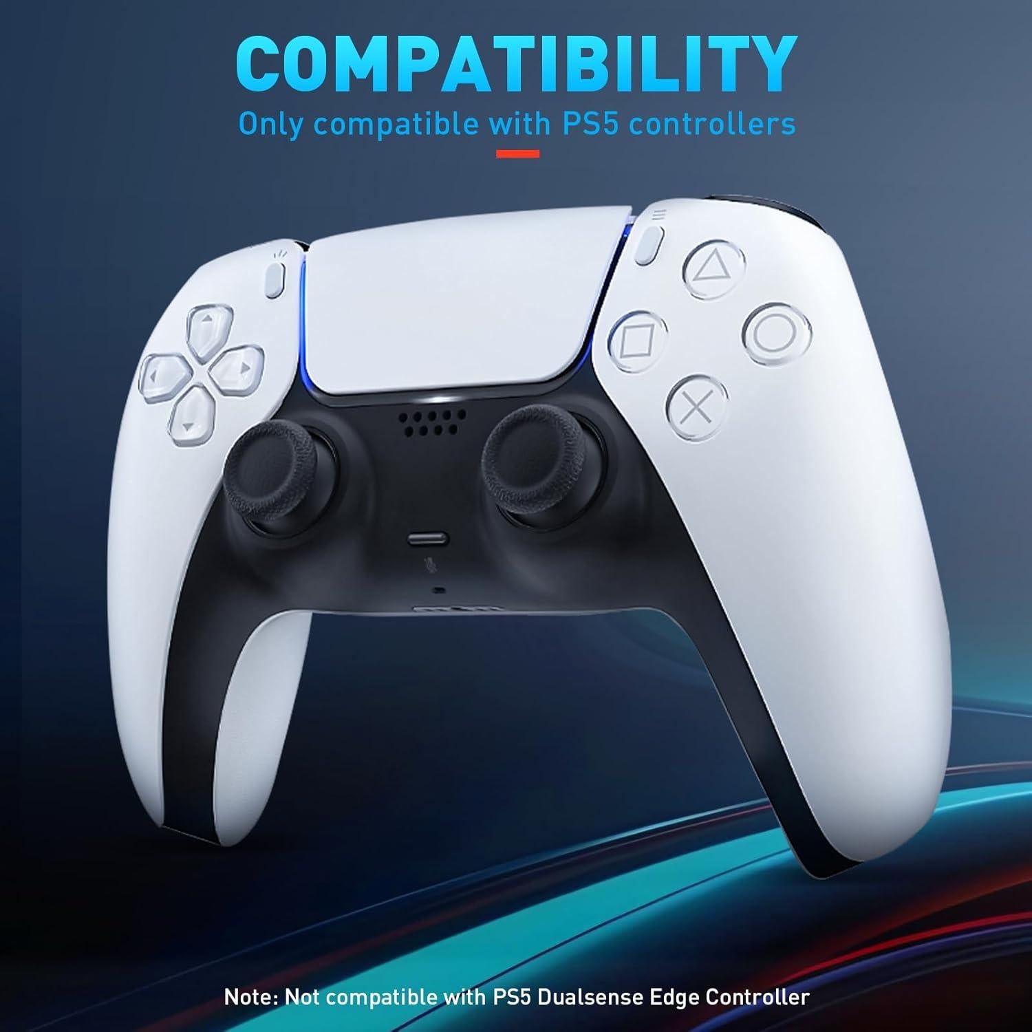 Palancas de Pulgar TOMSIN para Controlador PS5 - 4PCS Kit Reparación