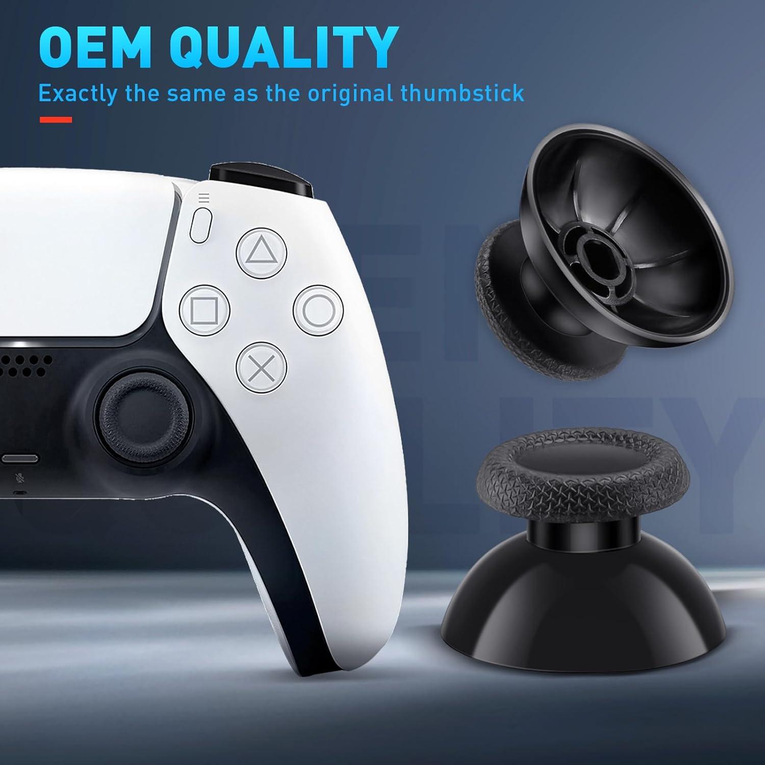 Palancas de Pulgar TOMSIN para Controlador PS5 - 4PCS Kit Reparación