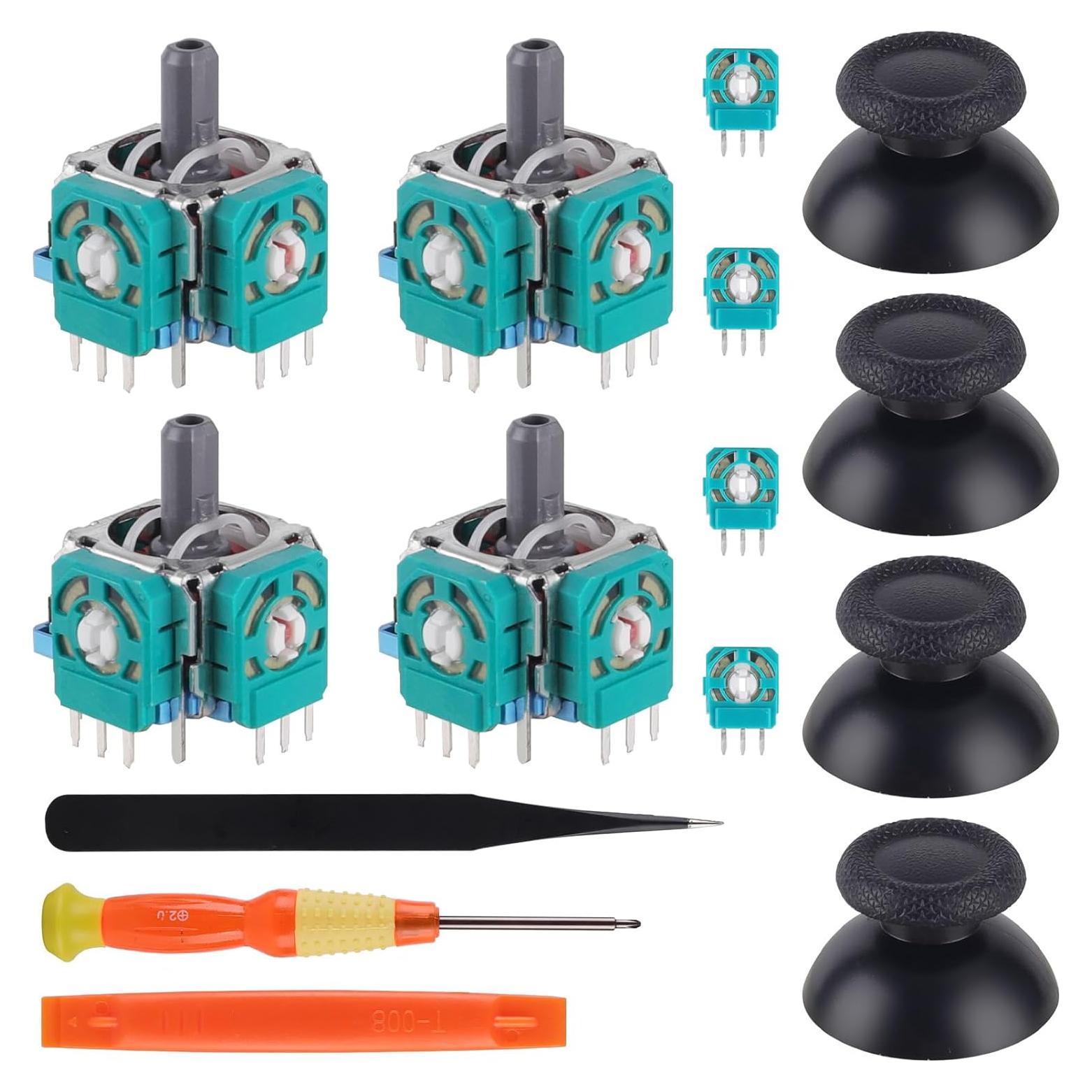 Reemplazo Joysticks TOMSIN para Controlador PS5 - Kit de 4 Módulos