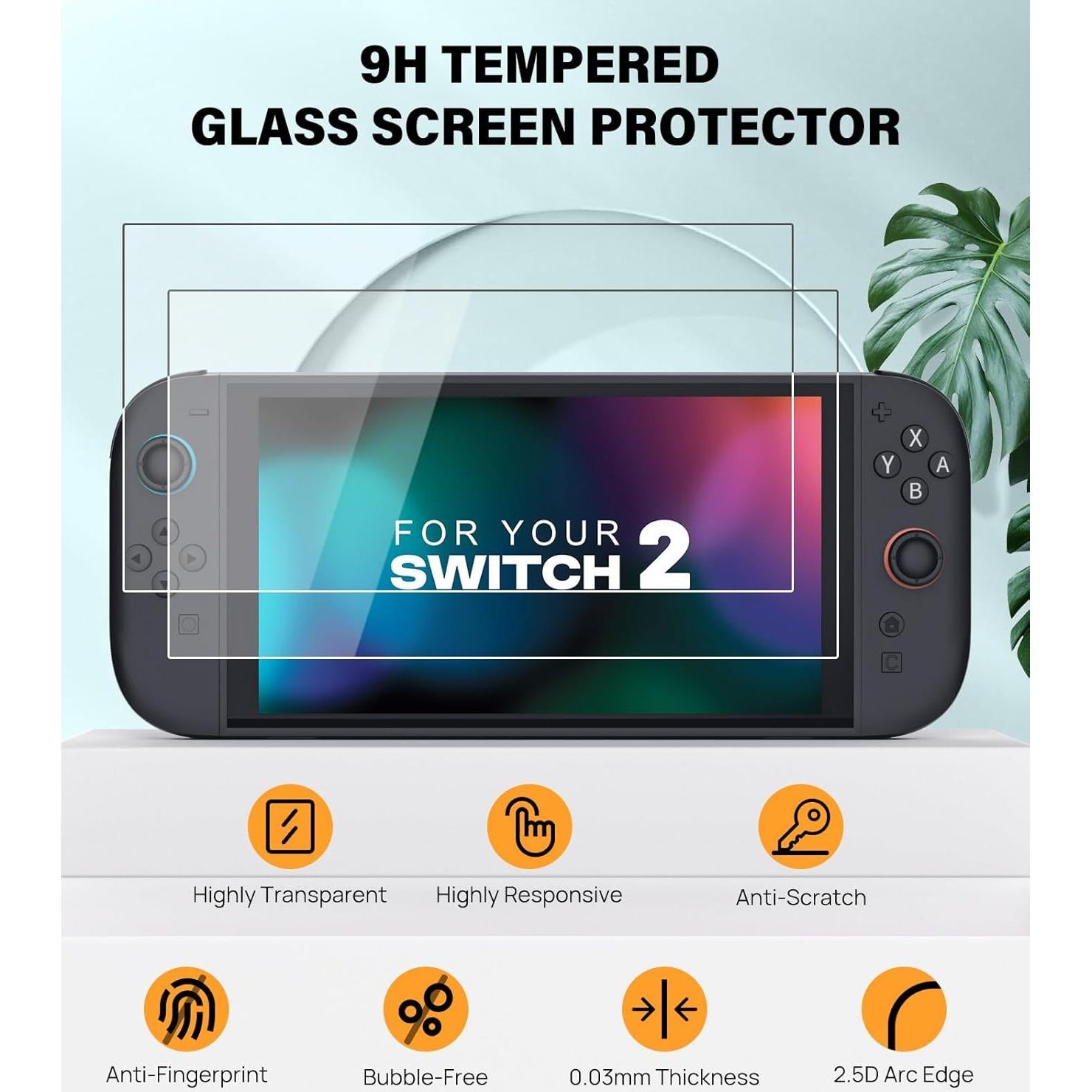 Kit de Accesorios MoKo 14 en 1 para Nintendo Switch 2 Negro