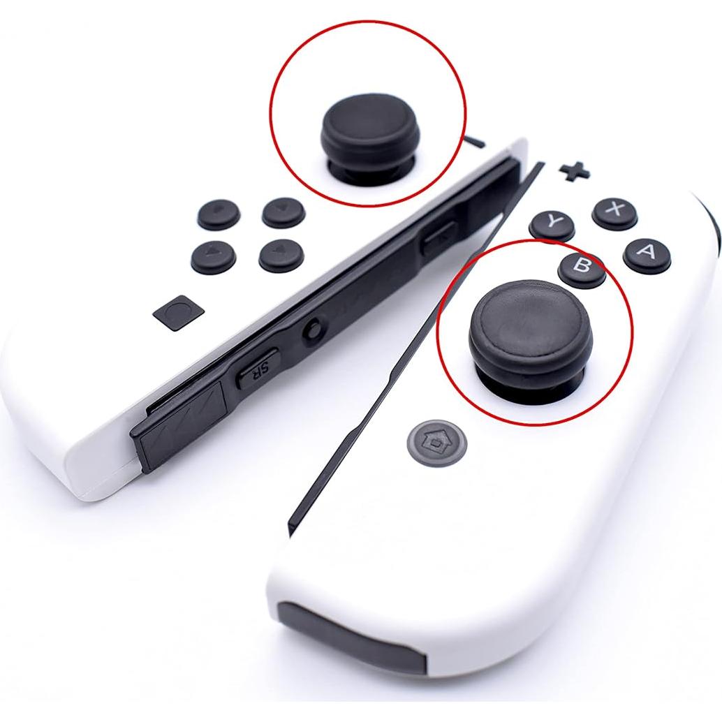 Setex Agarre Antideslizante para Joystick Joy-Con Switch Negro
