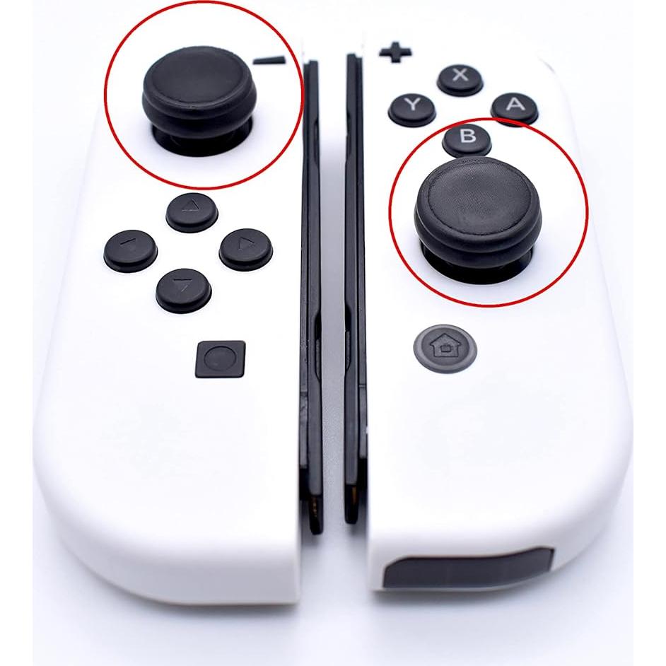 Setex Agarre Antideslizante para Joystick Joy-Con Switch Negro