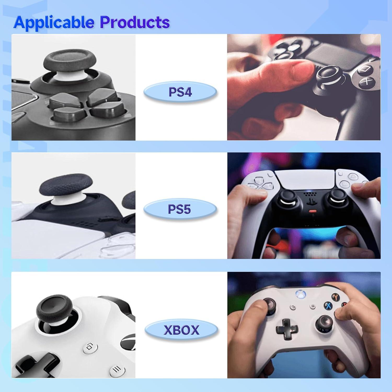 Protectores de Joystick de Silicona YIMATEECO 20Pcs Compatible PS4/PS5/Xbox