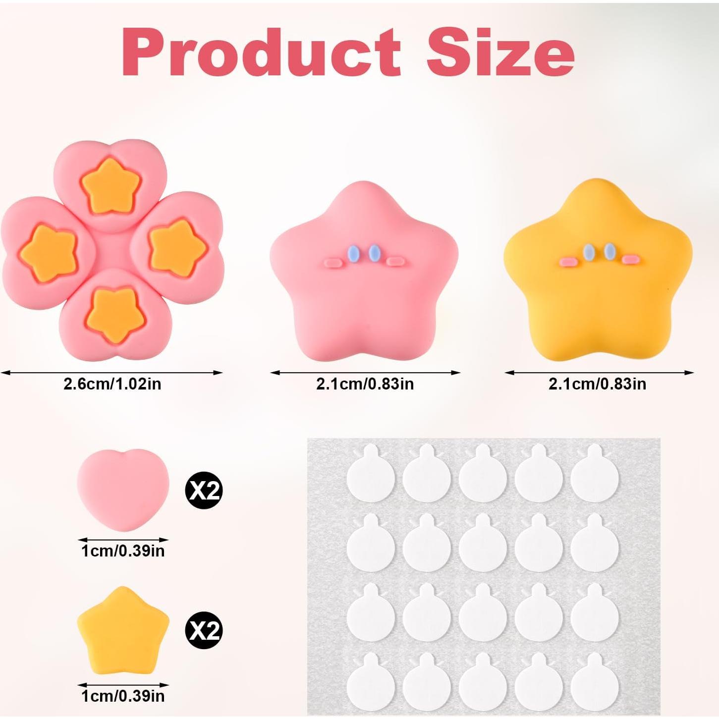 Juego de Tapas de Joystick Silicona Lasuroa para Switch