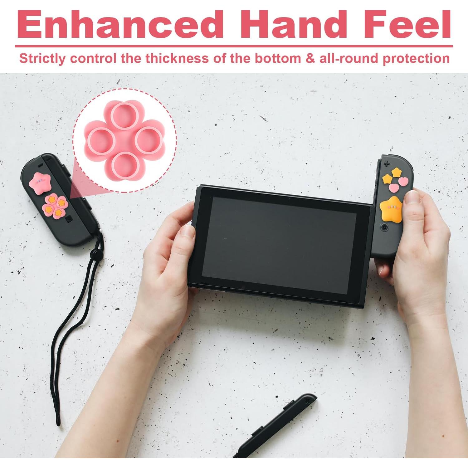 Juego de Tapas de Joystick Silicona Lasuroa para Switch