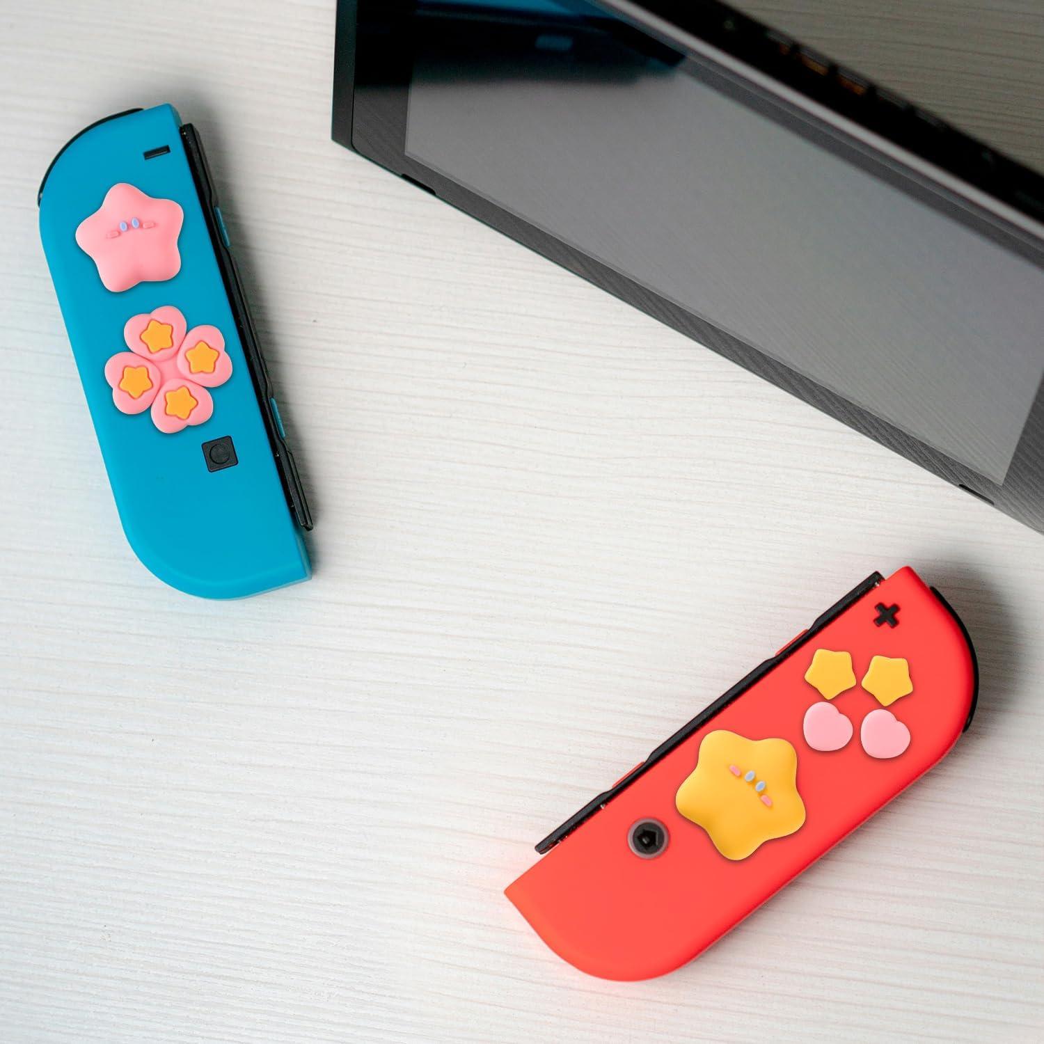 Juego de Tapas de Joystick Silicona Lasuroa para Switch