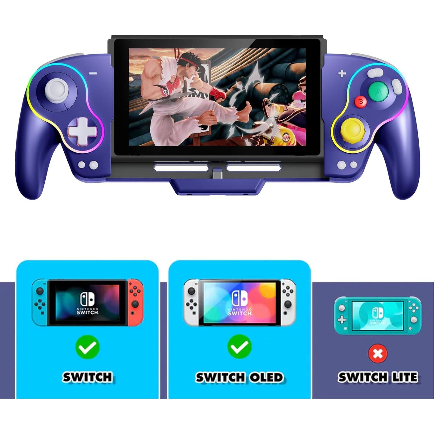 Controlador Portátil QRD Stellar V3 para Nintendo Switch OLED