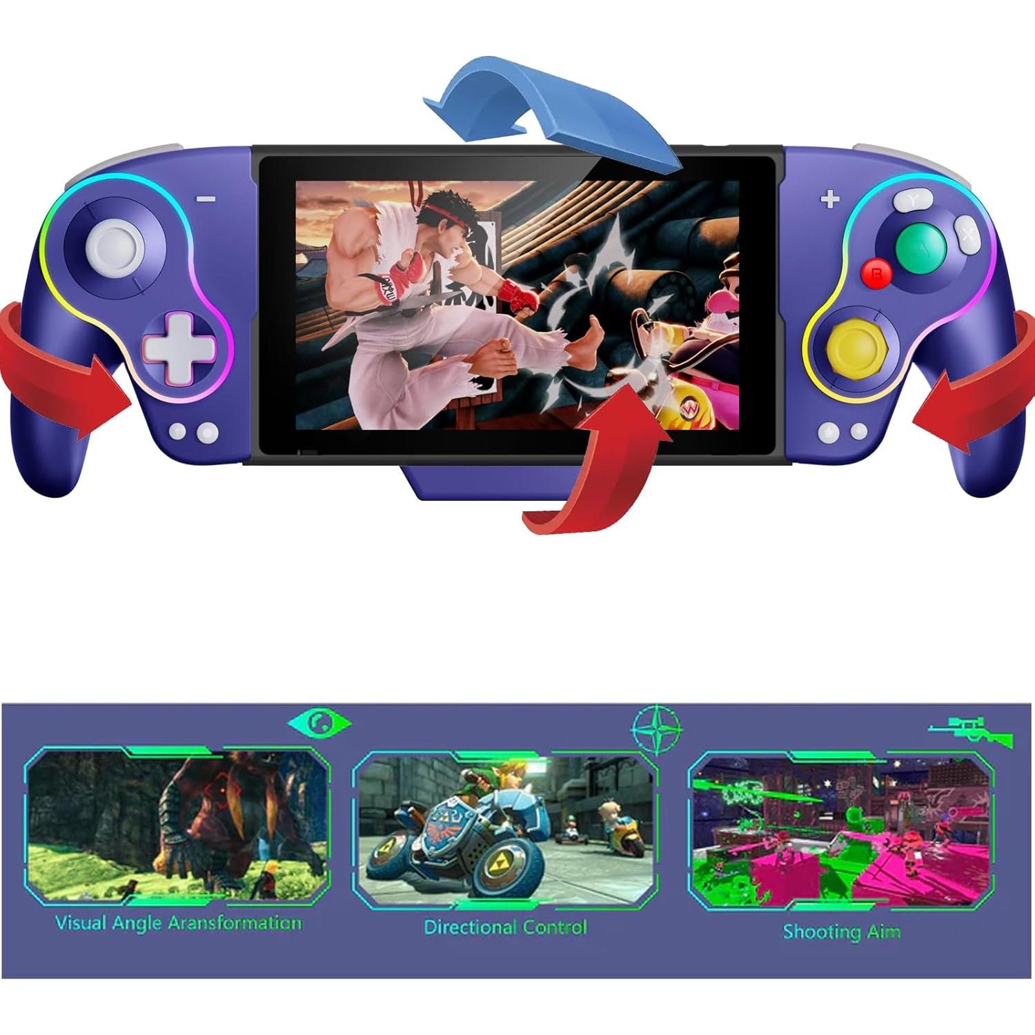 Controlador Portátil QRD Stellar V3 para Nintendo Switch OLED