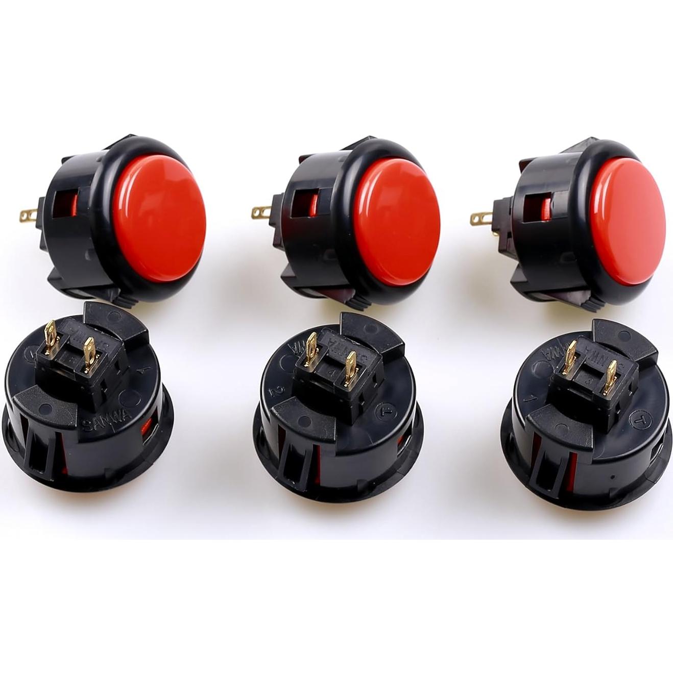 Botón de Presión Sanwa OBSF-30 30mm Original para Joystick