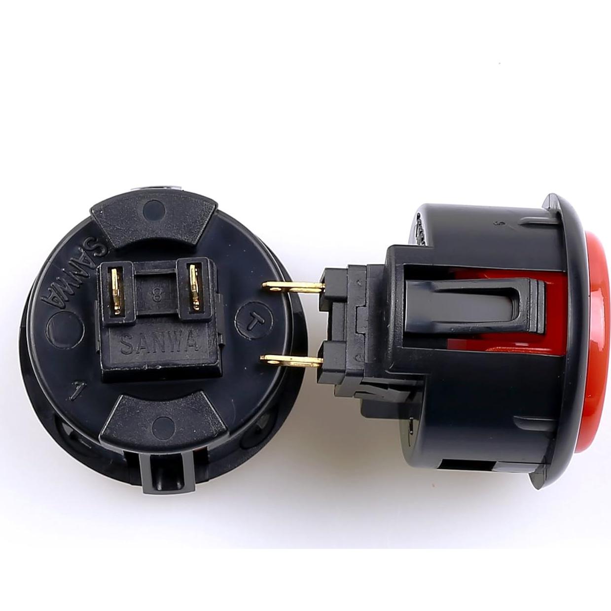 Botón de Presión Sanwa OBSF-30 30mm Original para Joystick