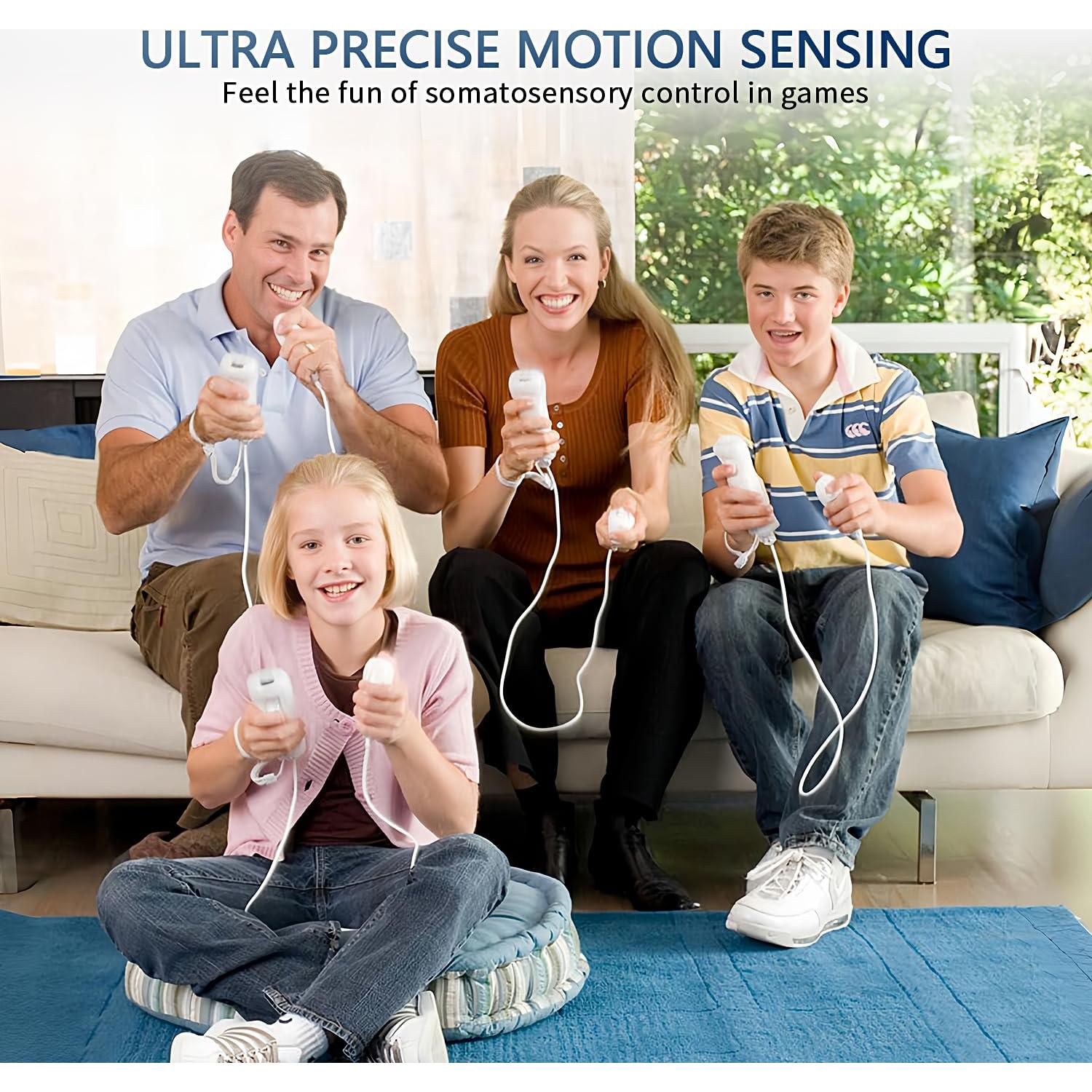 Controlador Nunchuck XiQiDianr Compatible Nintendo Wii/Wii U - 3 Piezas Blancas