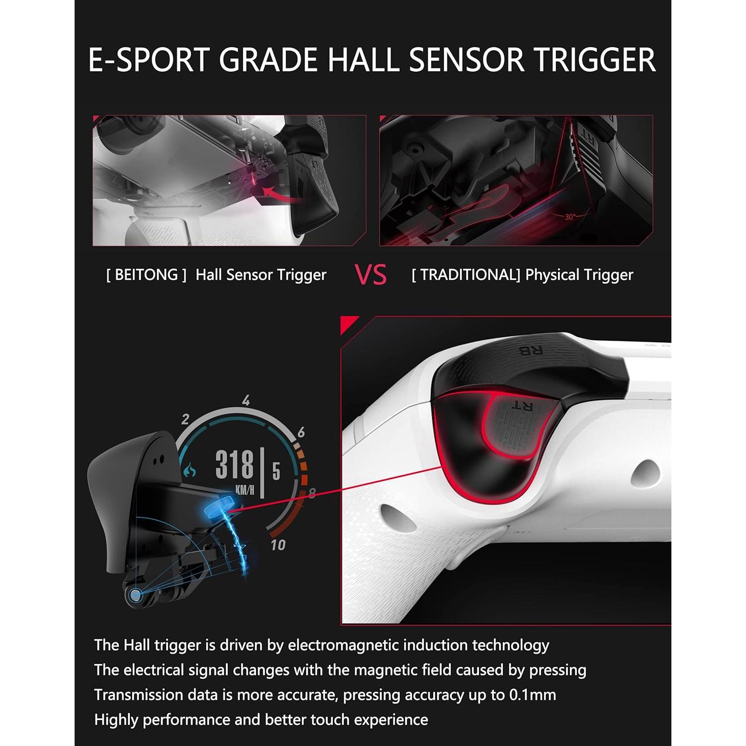 Controlador Inalámbrico BEITONG Asura 2 Pro para PC y Android
