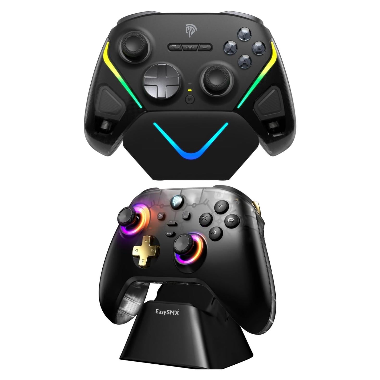 Paquete Controladores D10 y D05 EasySMX con Bases de Carga