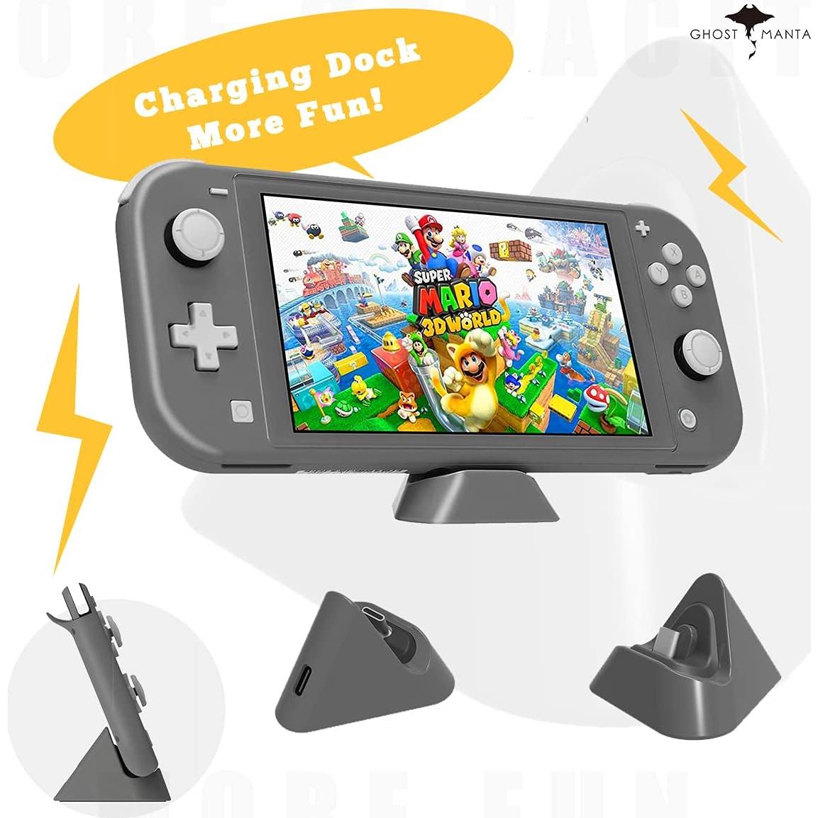 Kit de Accesorios 12 en 1 Ghost Manta para Switch Lite