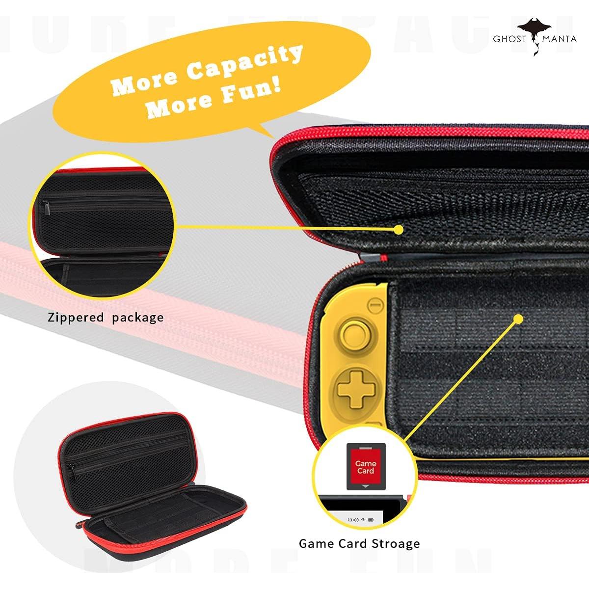 Kit de Accesorios 12 en 1 Ghost Manta para Switch Lite