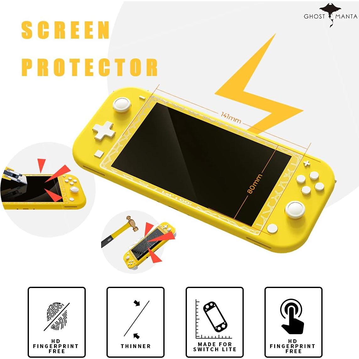 Kit de Accesorios 12 en 1 Ghost Manta para Switch Lite