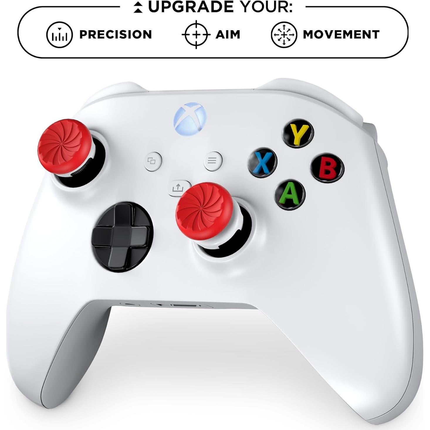 KontrolFreek FPS Freek Inferno para Xbox One/Series X - Thumbsticks Rojo/Blanco