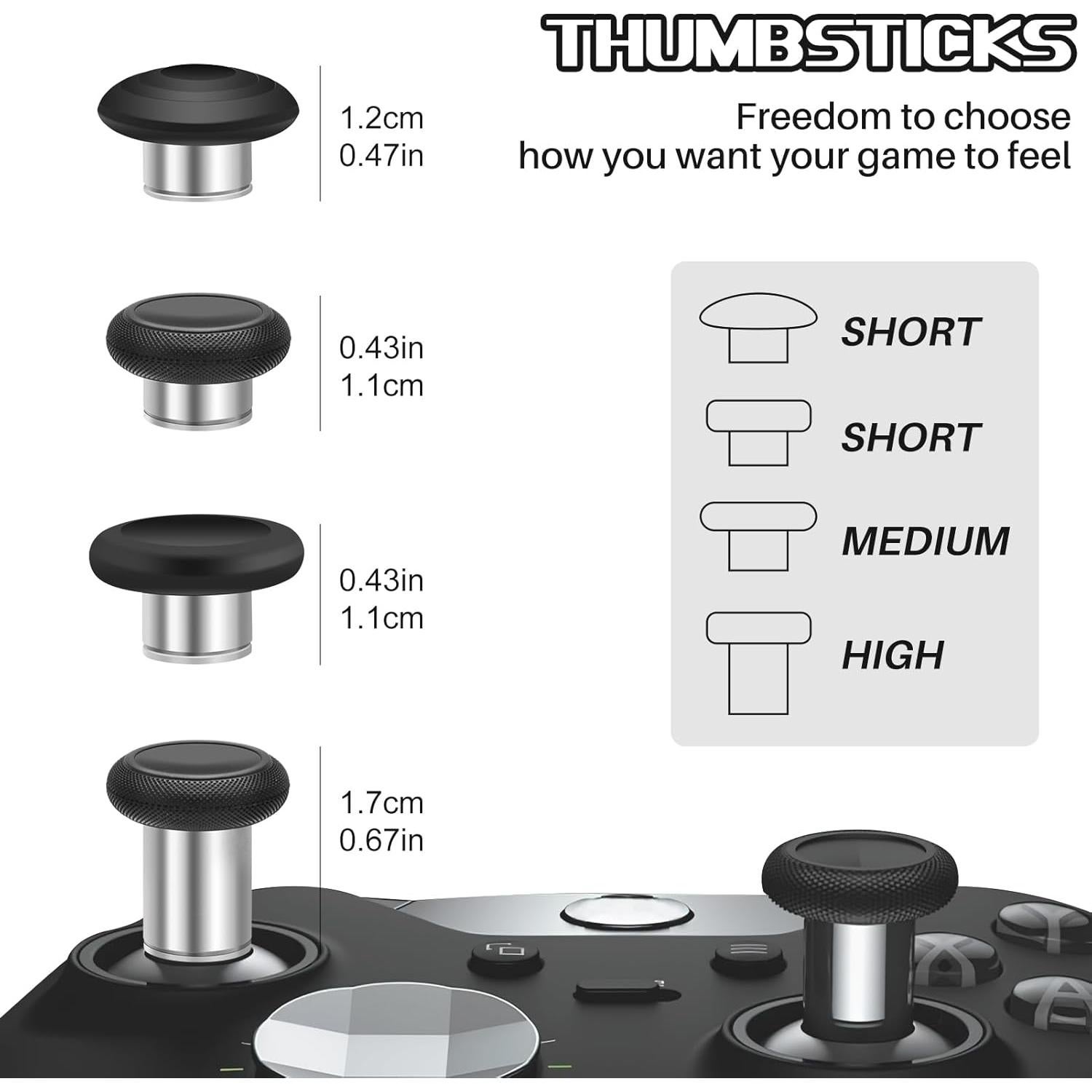 Accesorios Xbox One Elite Series 2 - 16 en 1 Plata