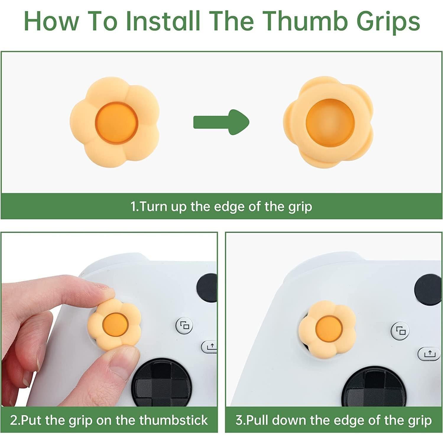 Agarradores de Silicona GeekShare para Controlador Xbox One - 4 Piezas