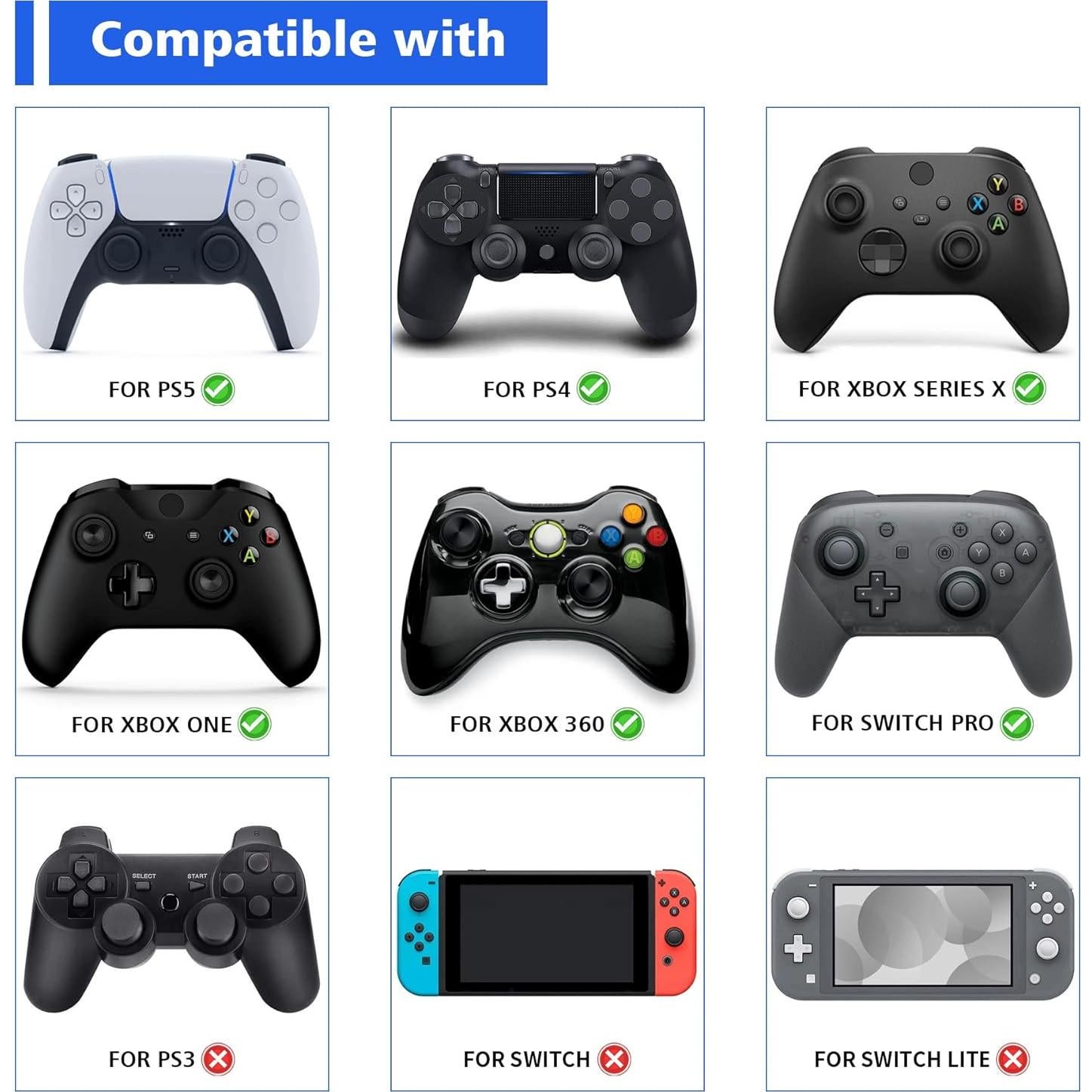 Tapas de Joystick Silicona PlayVital Gatito Bonito PS5/Xbox