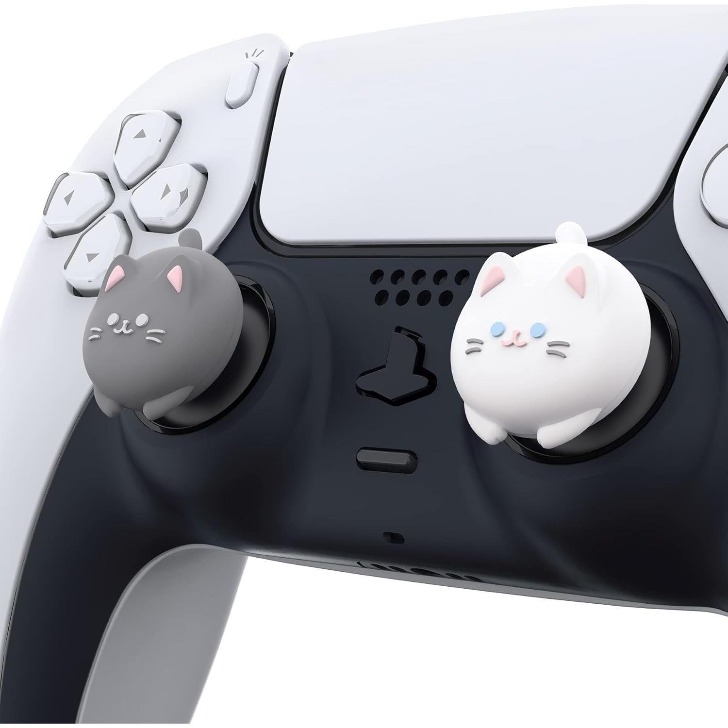 Tapas de Joystick Silicona PlayVital Gatito Bonito PS5/Xbox