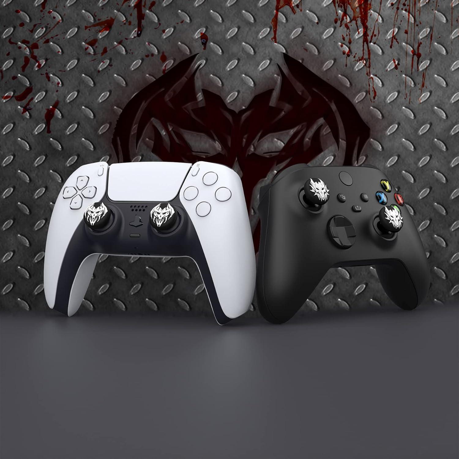 Tapas de Agarre para Pulgar PlayVital Demonios Lich - PS5, Xbox, Switch Pro