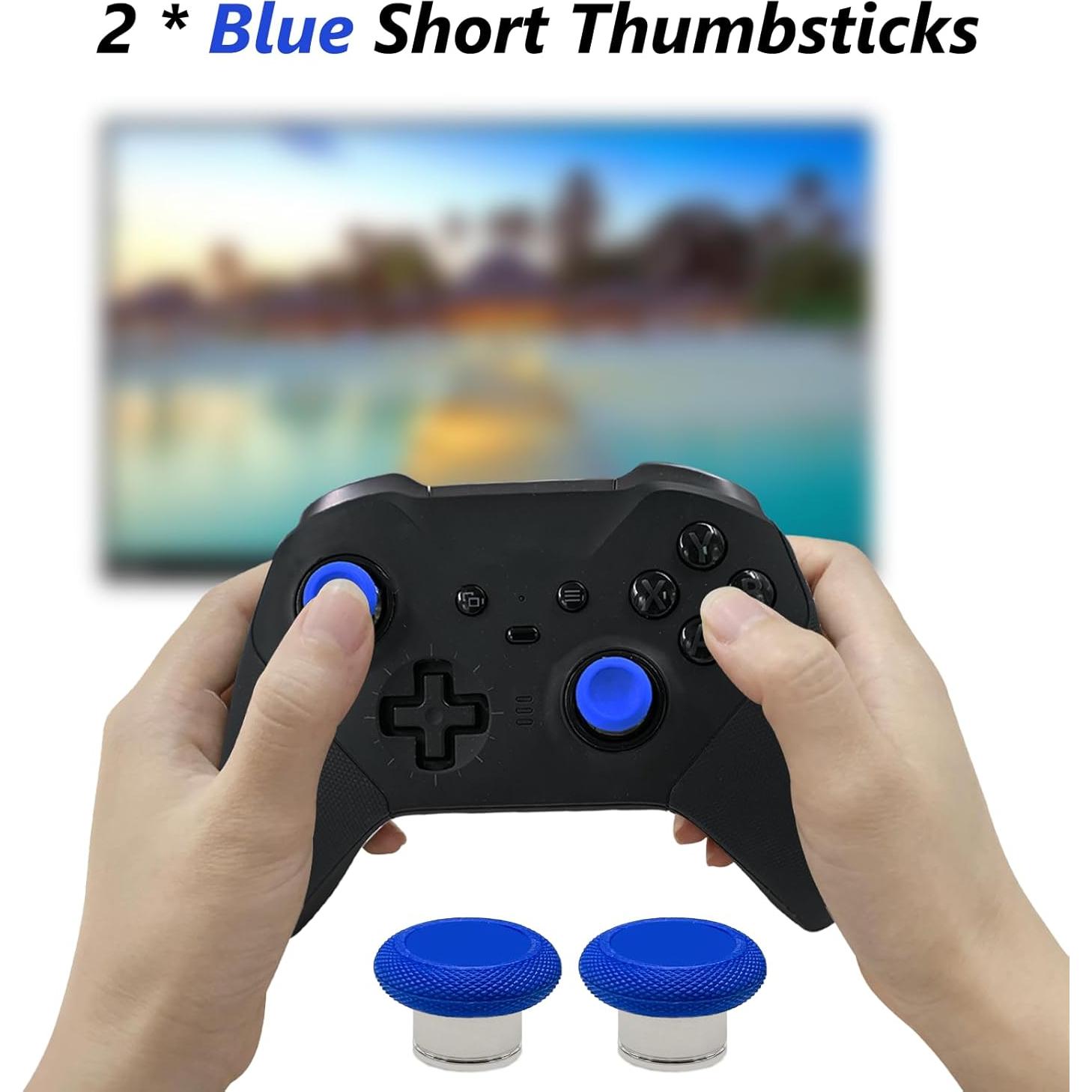 Reemplazo Palancas Cortas Magnéticas Xbox Elite 2 Azul - 2 Unidades