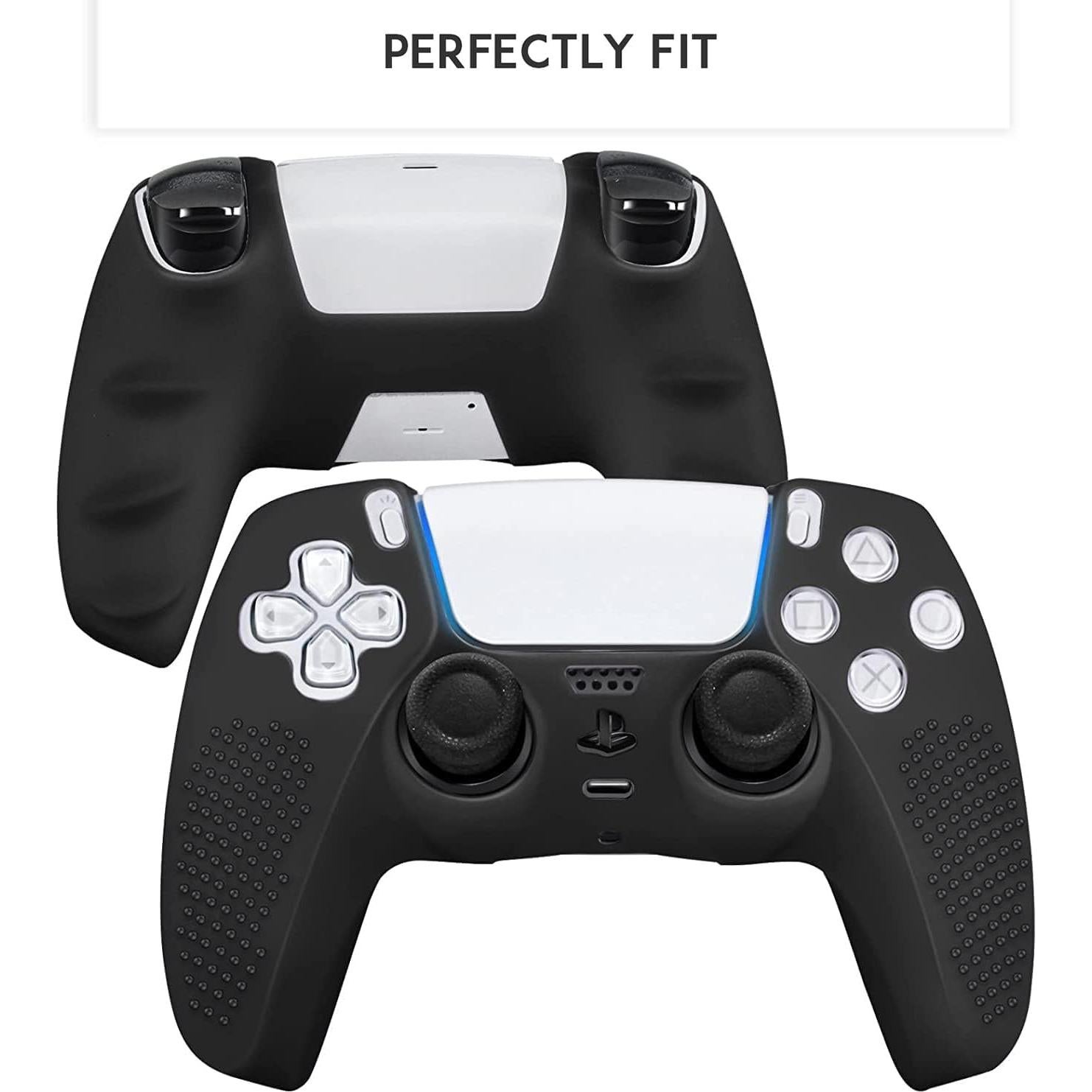 Funda de Silicona Antideslizante SIKEMAY para Controlador PS5 - Negro