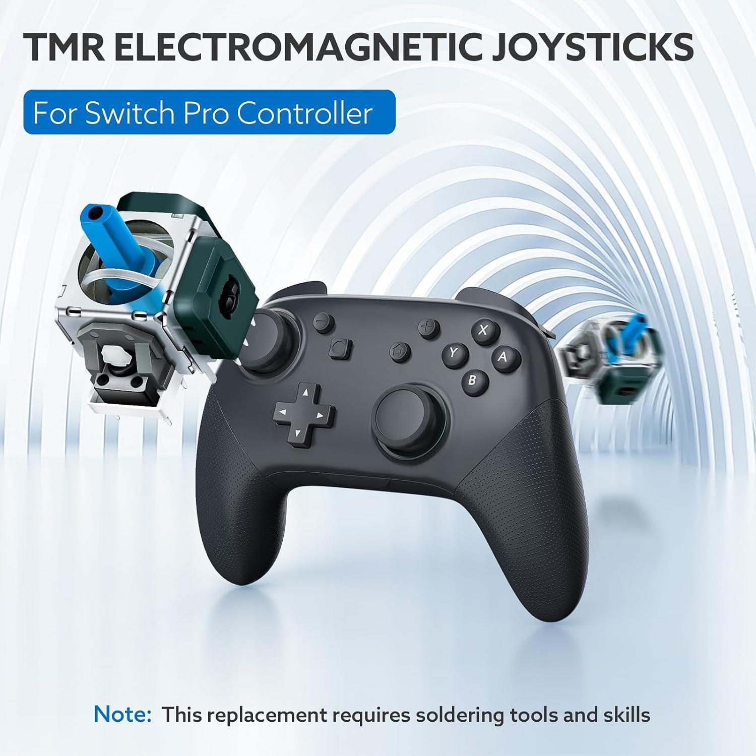 Reemplazo Joysticks Electromagnéticos TMR WeChip para Switch Pro