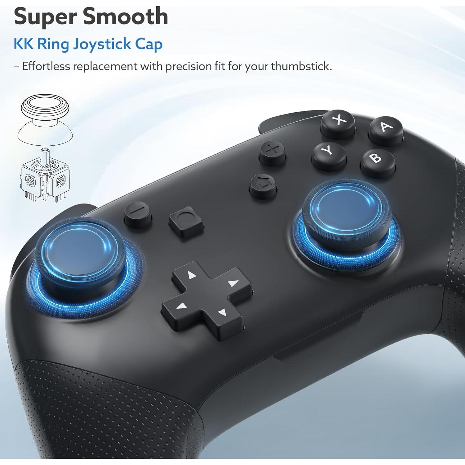 Reemplazo Joysticks Electromagnéticos TMR WeChip para Switch Pro