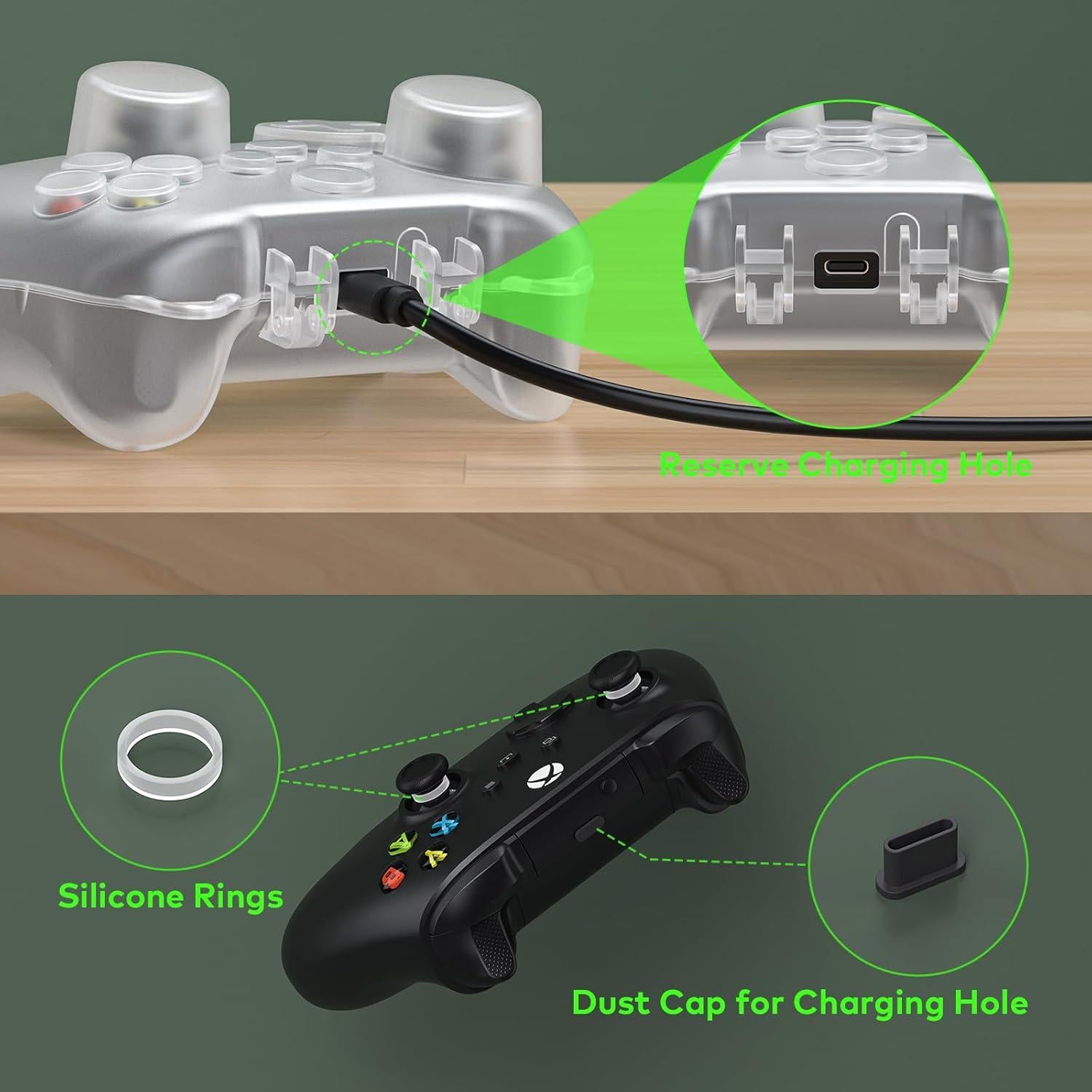 Funda de Viaje Dura Tiiletzote para Controlador Xbox Series X/S