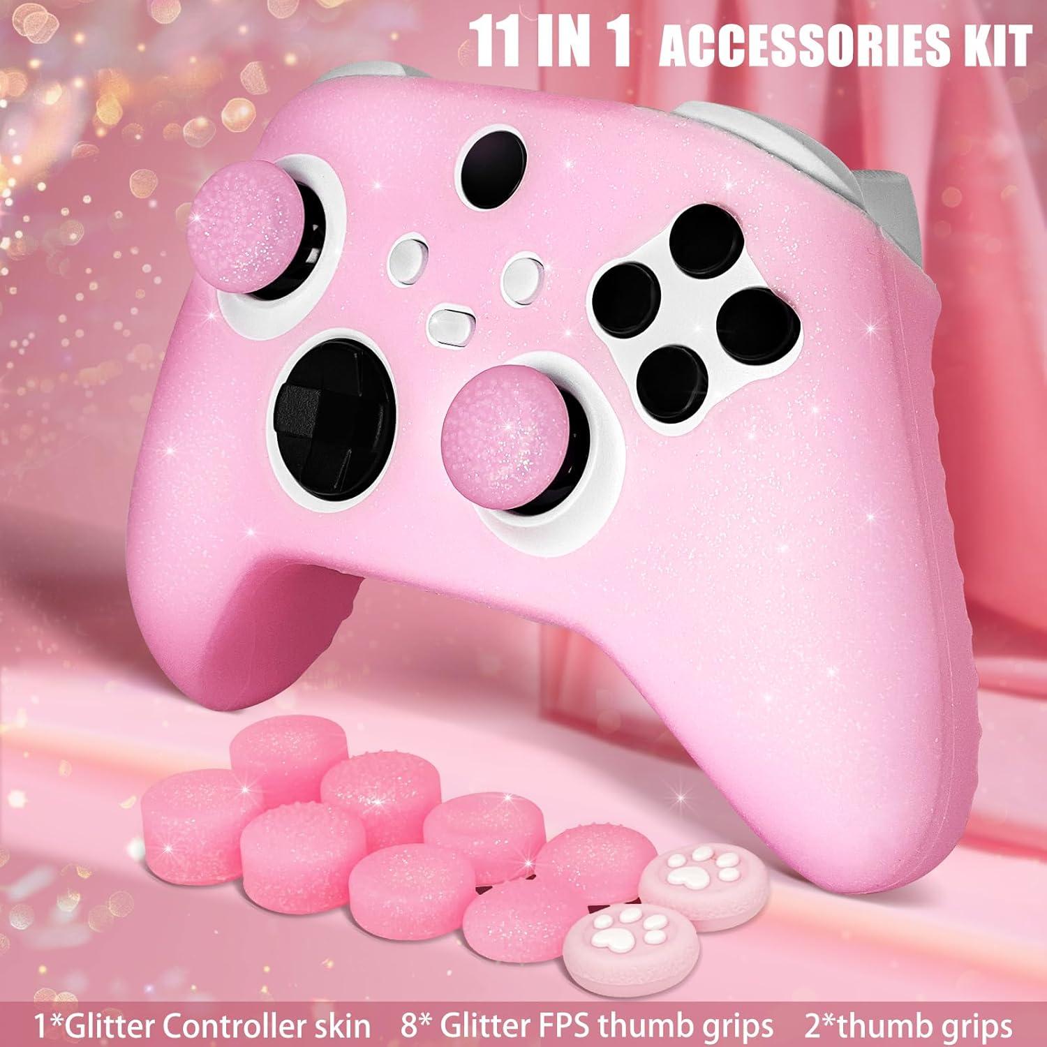 Funda de Silicona Antideslizante Rosa para Controlador Xbox Series X/S