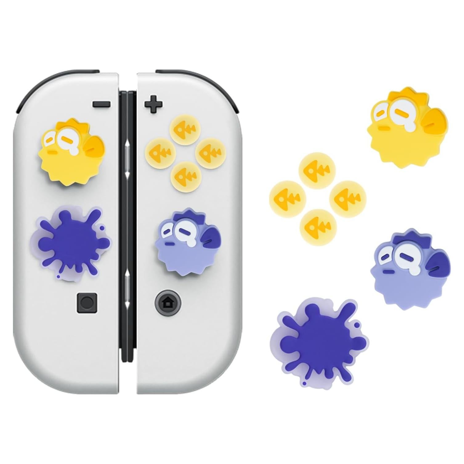 Tapa de Joystick WISHAVEN para Nintendo Switch - Set Pez Globo