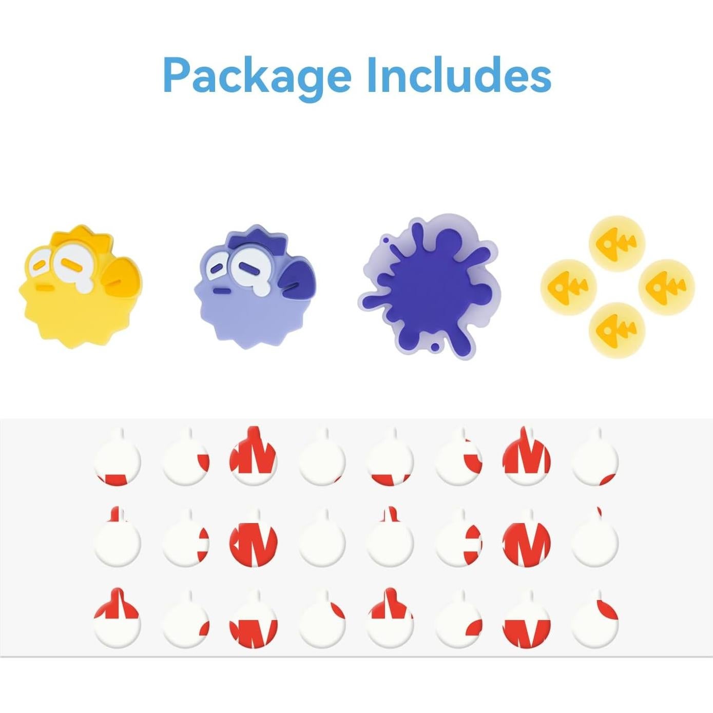 Tapa de Joystick WISHAVEN para Nintendo Switch - Set Pez Globo