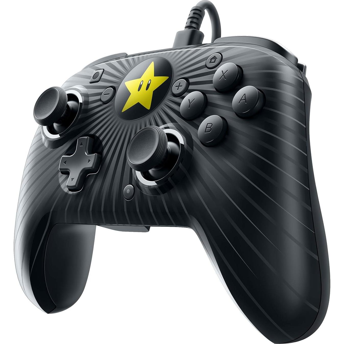 Controlador Pro con Cable PDP Estrella Mario para Nintendo Switch