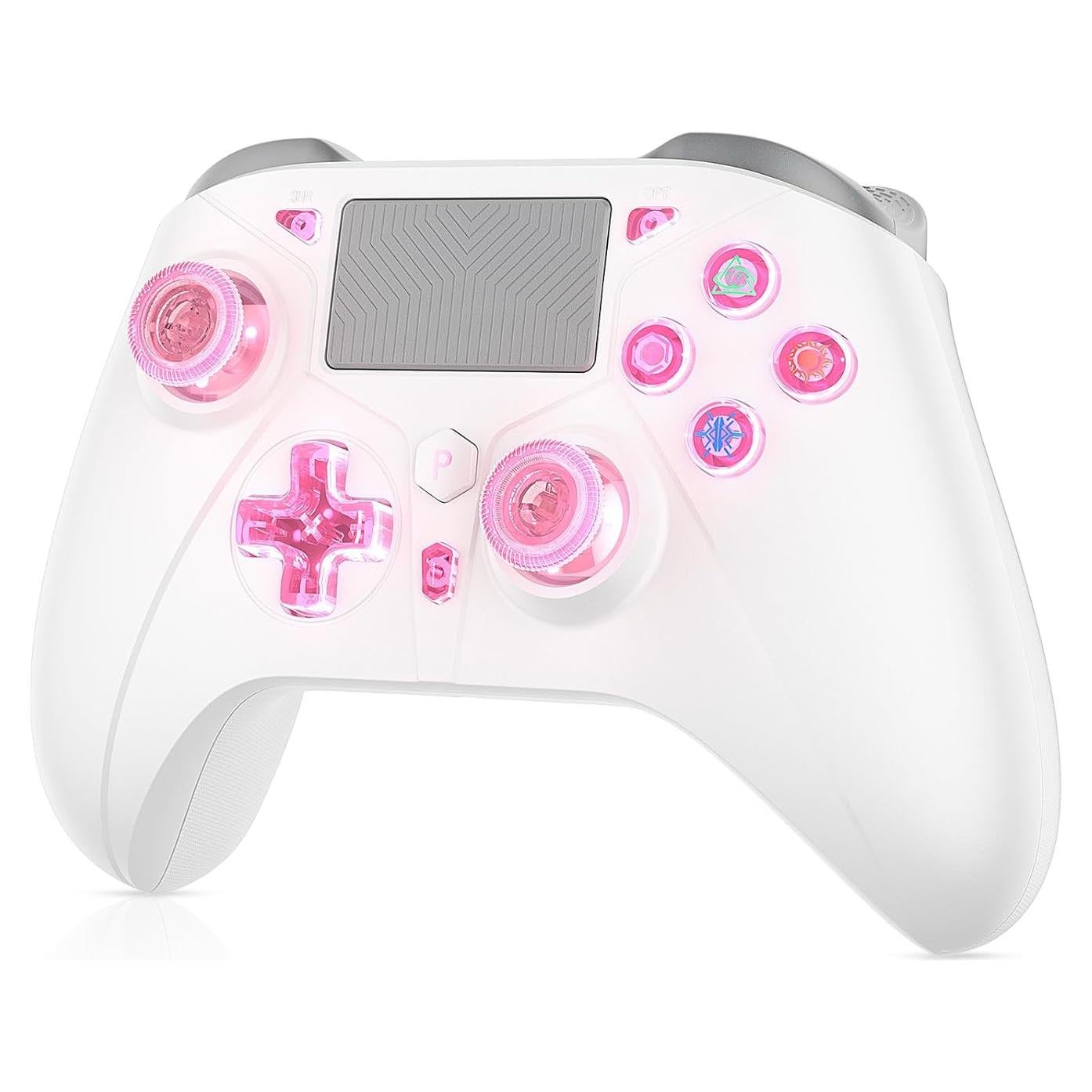 Controlador Inalámbrico Gamrombo para PS4/Switch/PC RGB 1000mAh