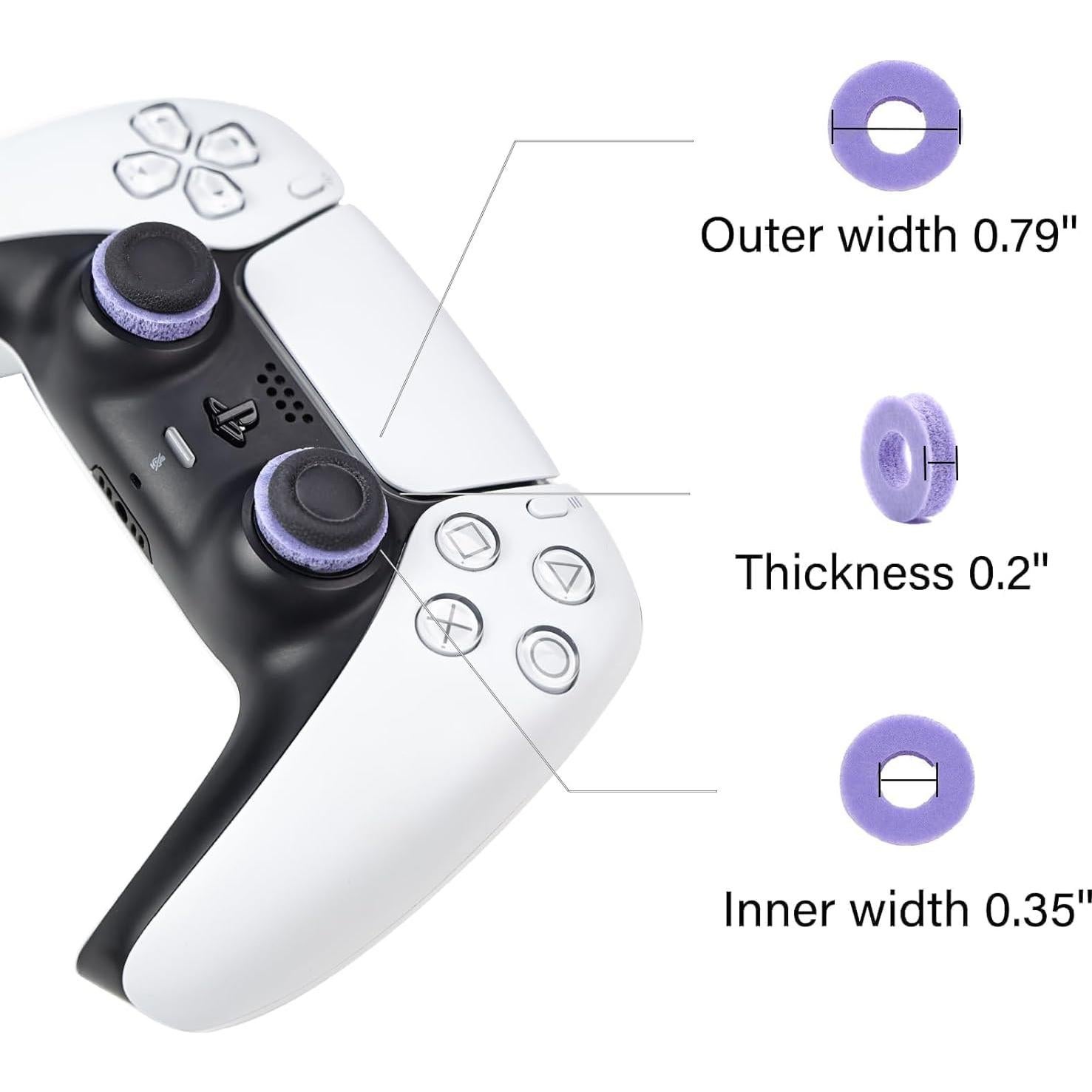 Anillos de Precisión Criyar para Joystick PS5/PS4/Xbox - 6 Piezas
