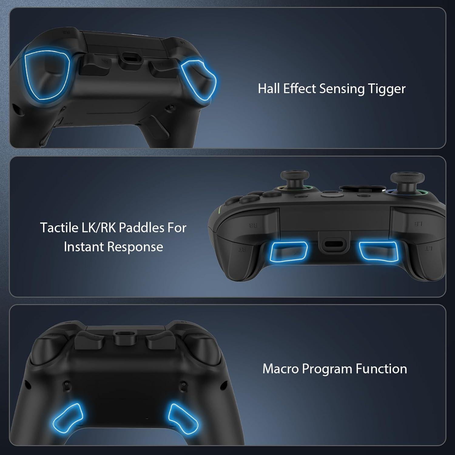 Controlador Inalámbrico Rotomoon HD151-S para Xbox y PC