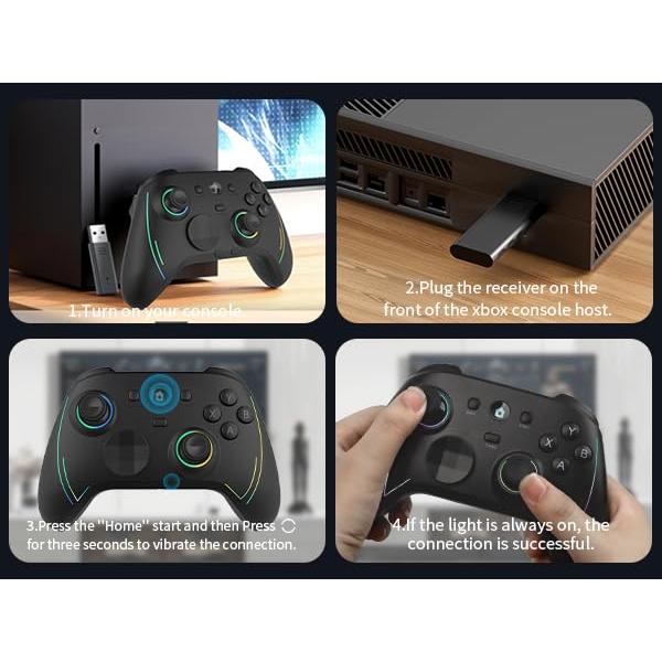 Controlador Inalámbrico Rotomoon HD151-S para Xbox y PC