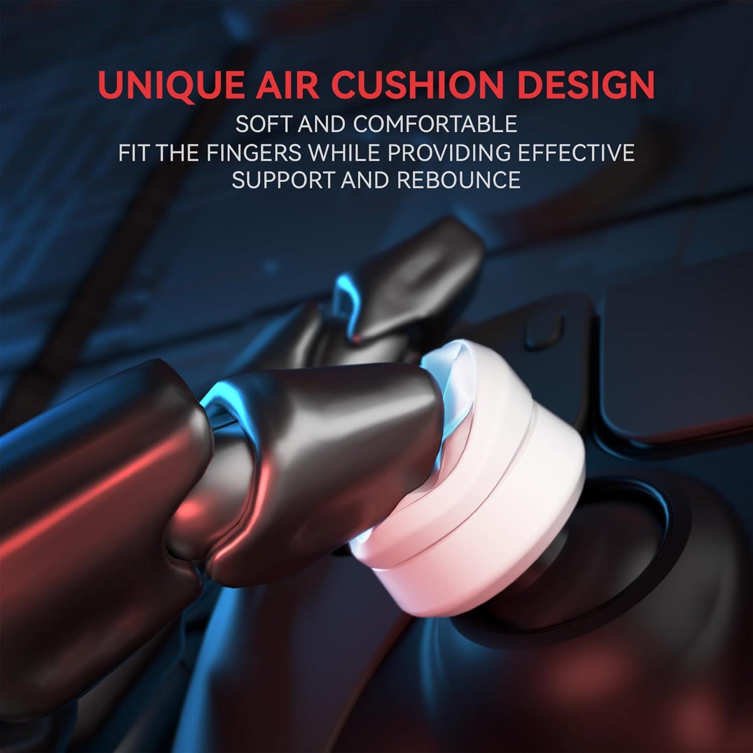 Tapas de Joystick Ergonómicas PlayVital para PS5, PS4 y Xbox - Blanco