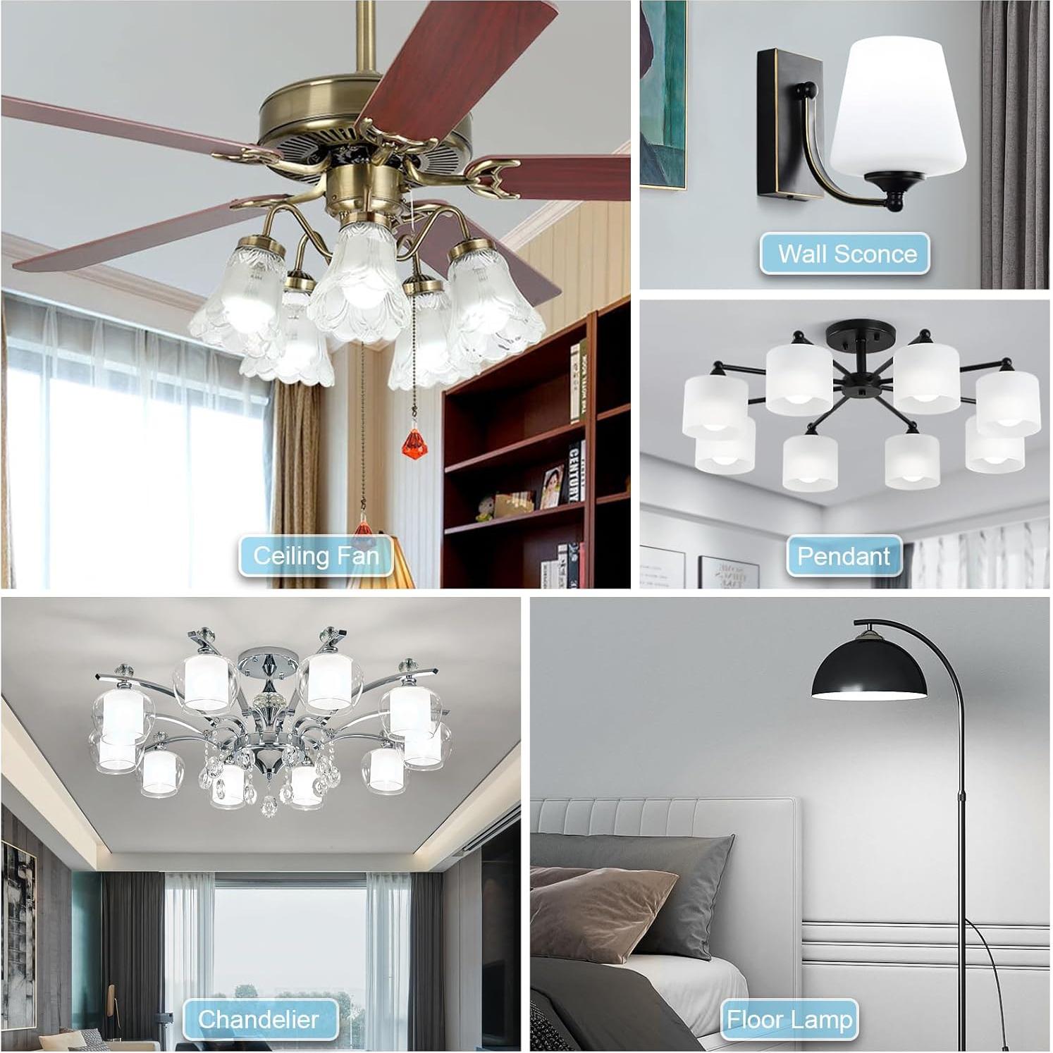 Bombilla LED A15 Hansang 6W E26 Luz Diurna 5000K 600 Lúmenes